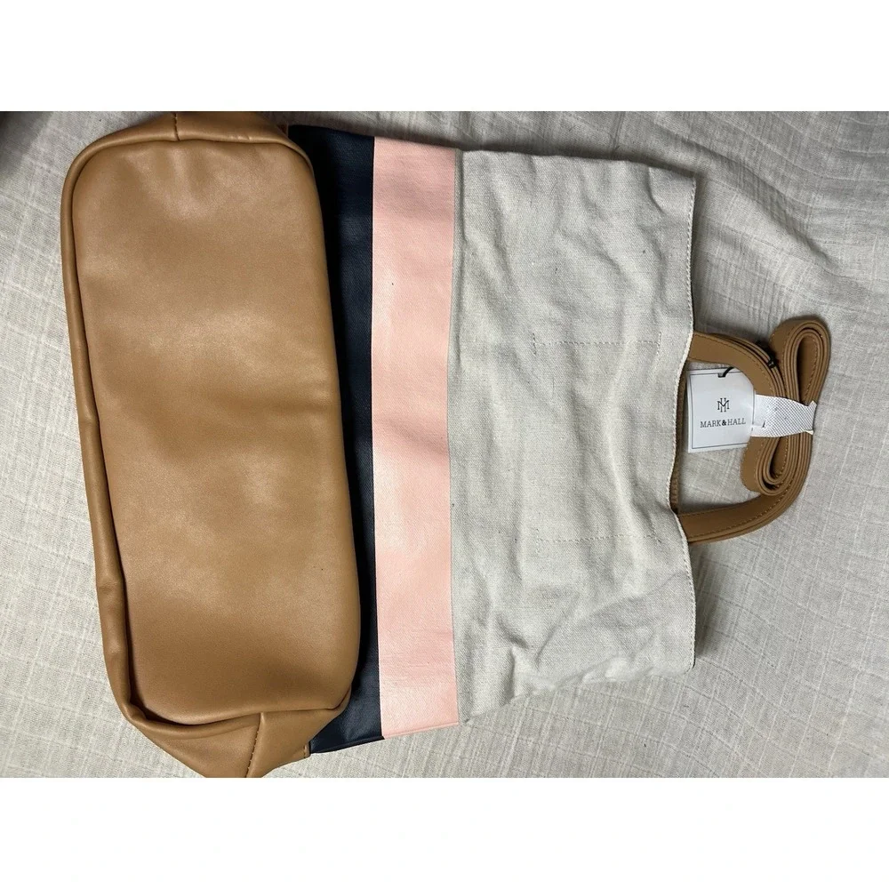 Mark & Hall Pink Tote Bag Purse NEW 15x14‎